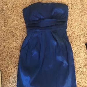 Girls strapless formal dress